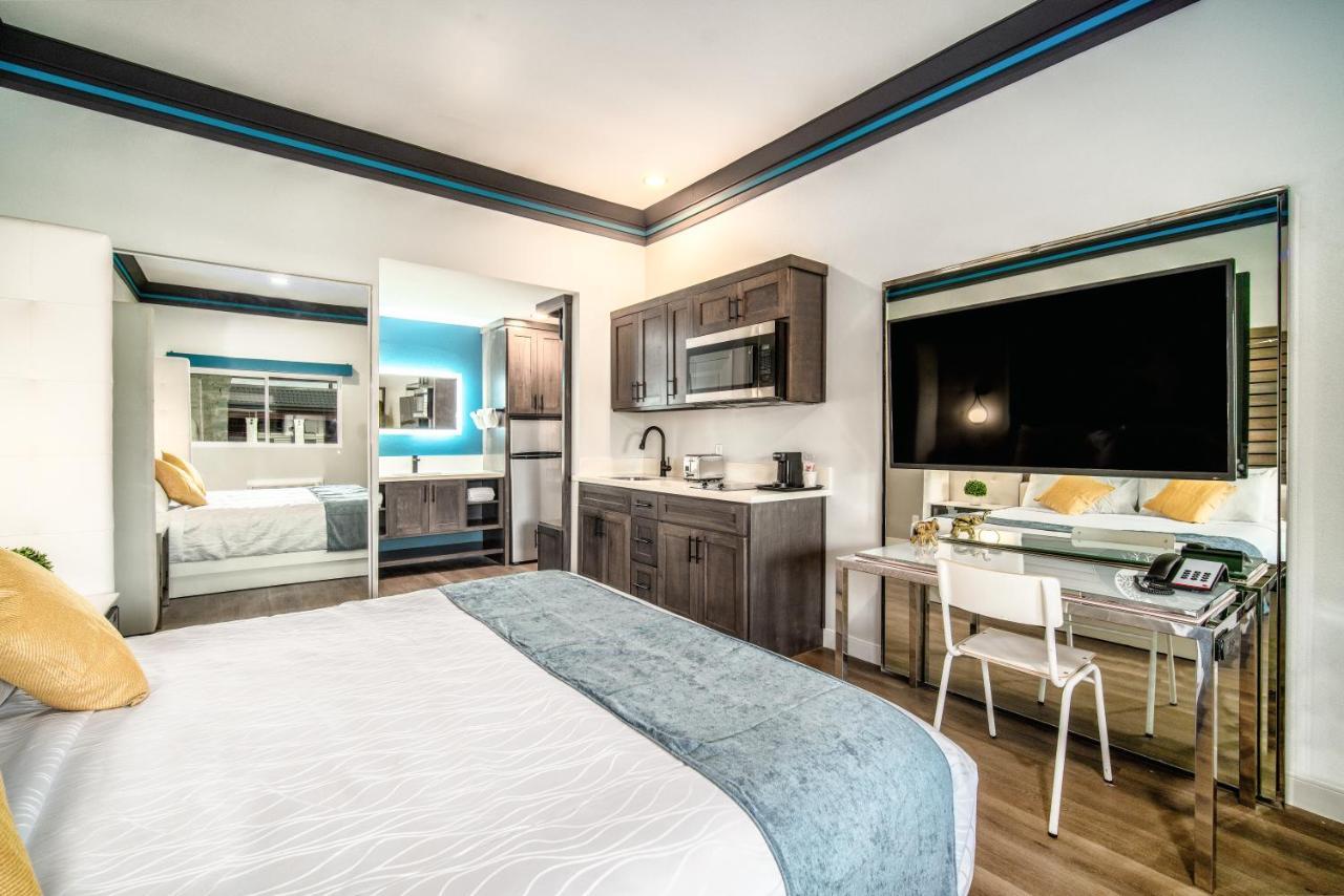 Aspire Inn Studios & Spas Bellflower Exteriör bild