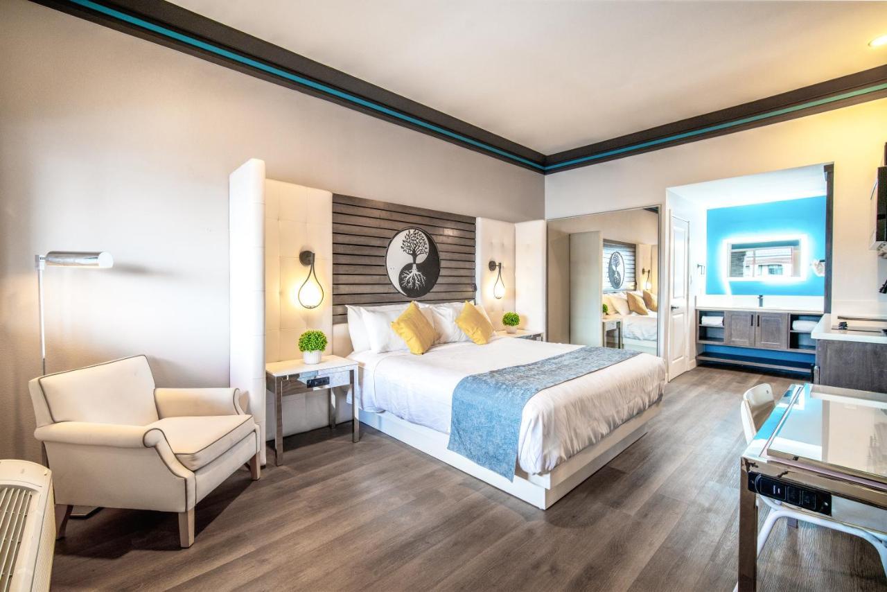 Aspire Inn Studios & Spas Bellflower Exteriör bild