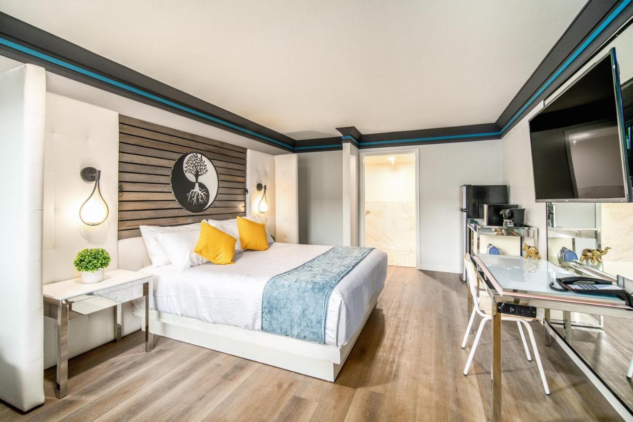 Aspire Inn Studios & Spas Bellflower Exteriör bild