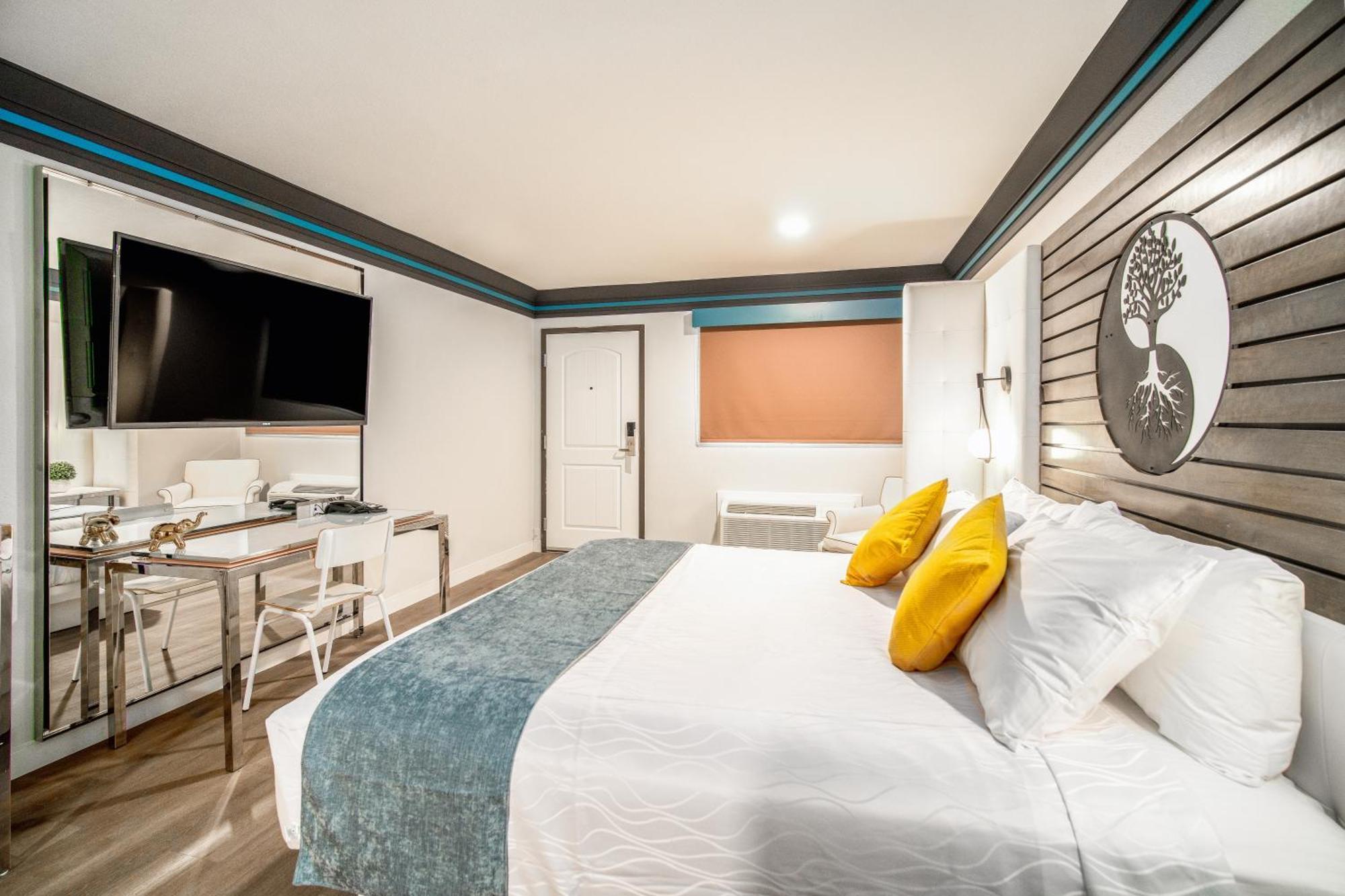 Aspire Inn Studios & Spas Bellflower Exteriör bild