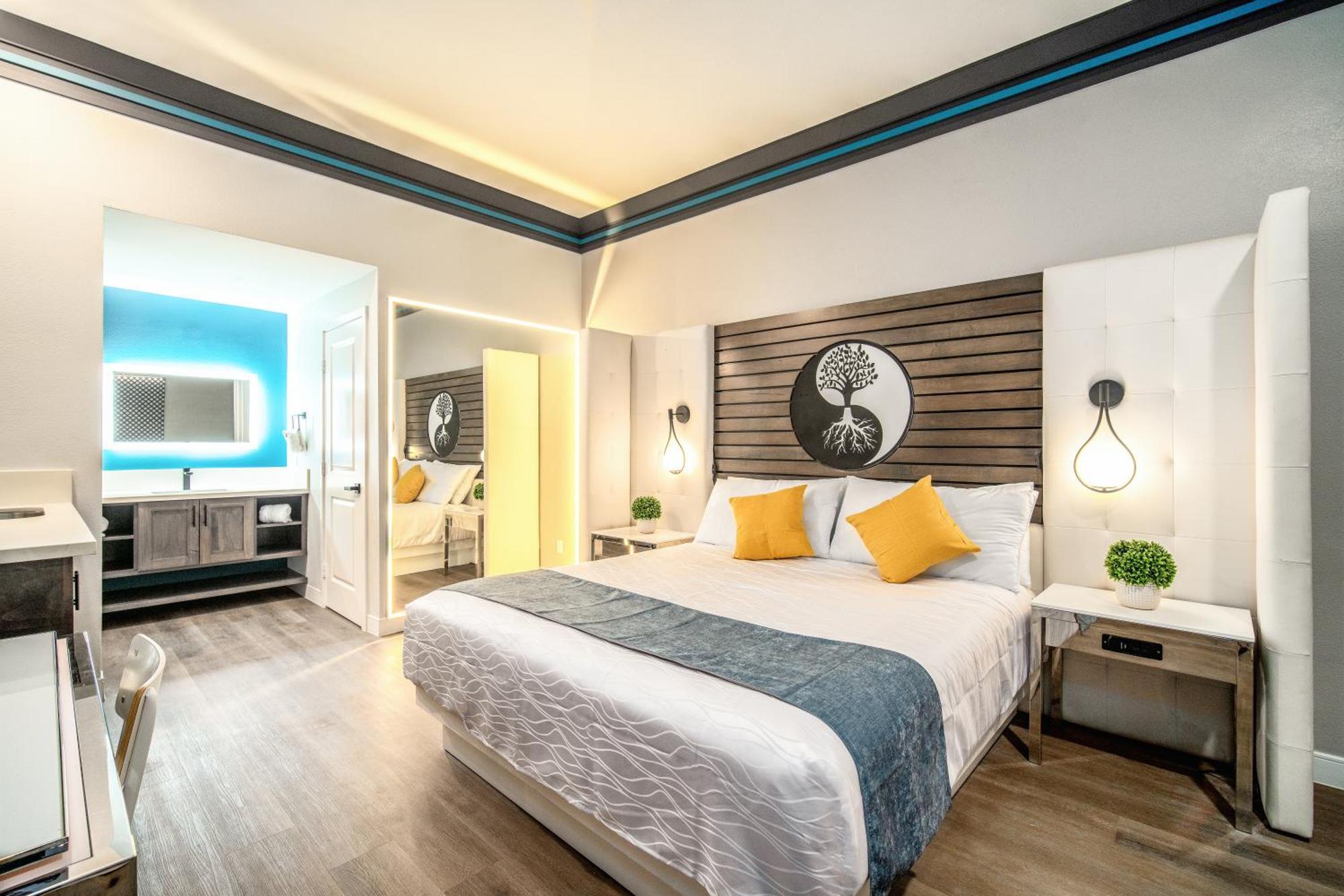 Aspire Inn Studios & Spas Bellflower Exteriör bild